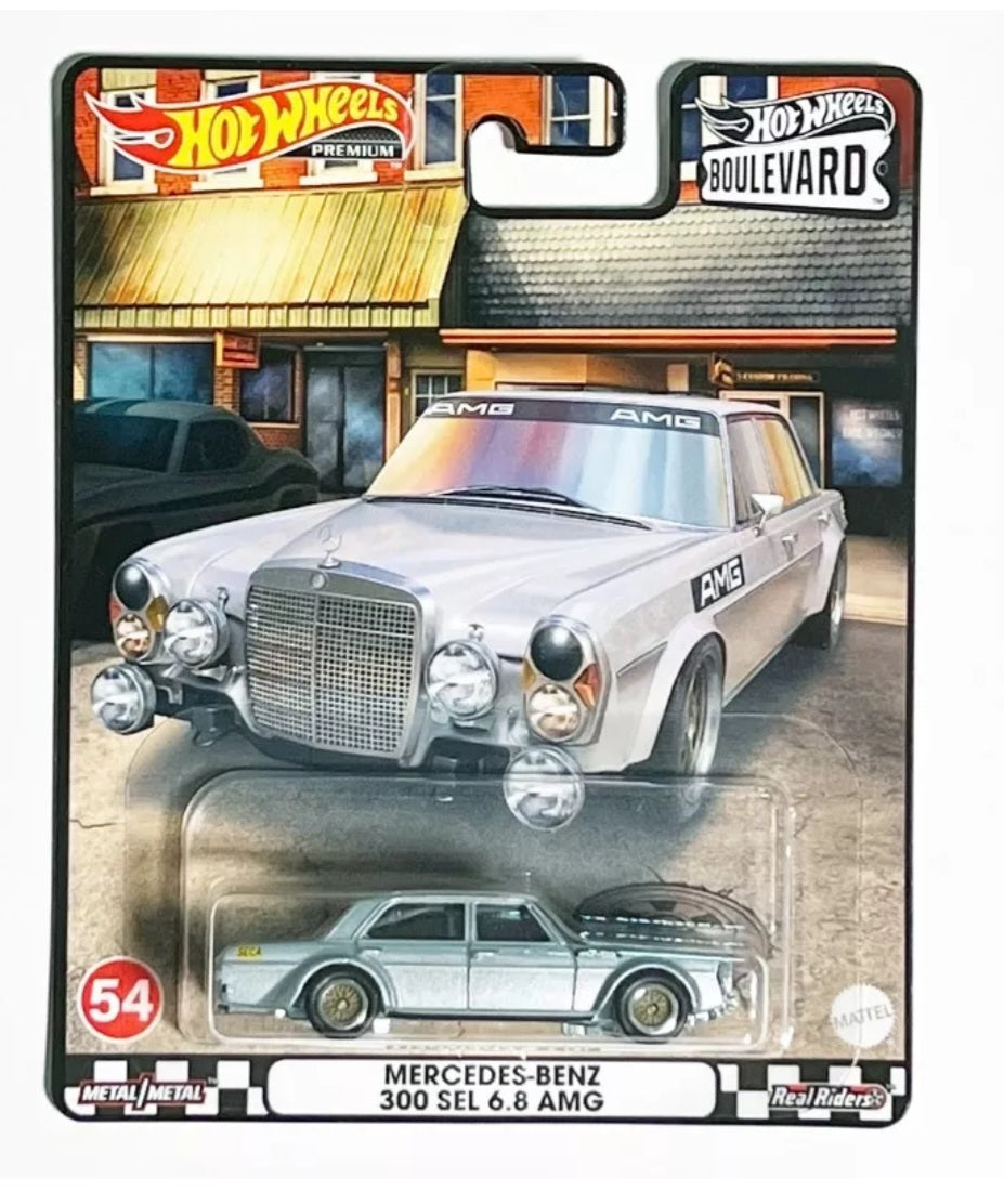 HOT WHEELS PREMIUM BOULEVARD 2022, Mercedes-Benz 300 SEL 6.8 AMG,