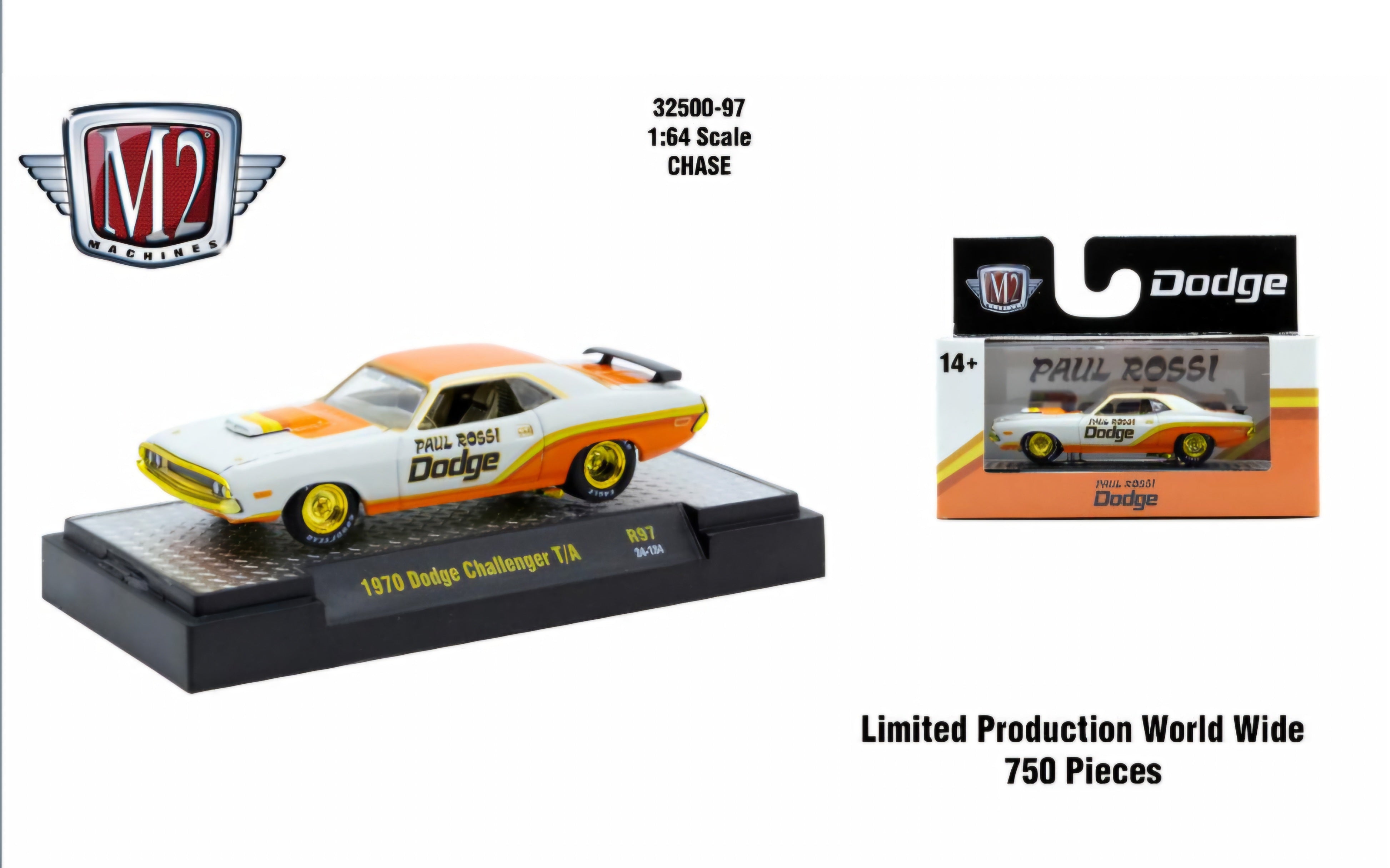 CHASE CARS-Paul Rossi - 1970 Dodge Challenger T/A (CHASE-32500