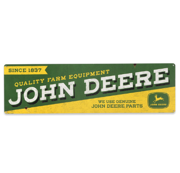 Deere & Company John Deere Parts Billboard Metal Sign