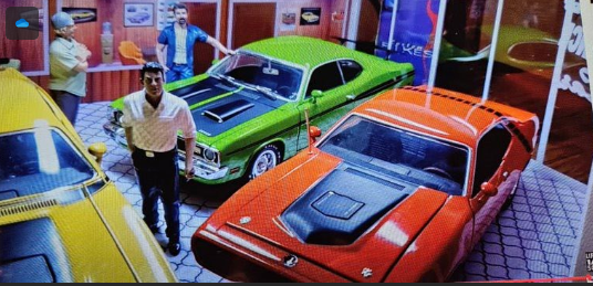 YCID-Mr. Norms Dealership Showroom Diorama 1/18