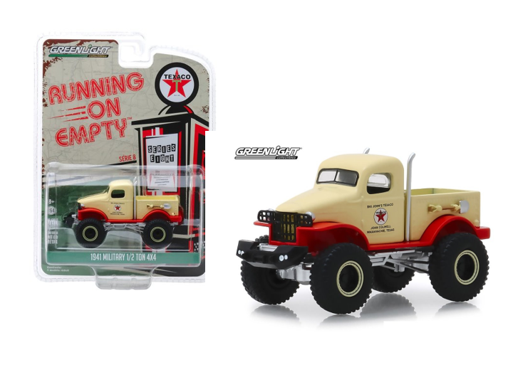 Texaco 1941 Military 1/2 Ton 4x4, Light Yellow 1/64