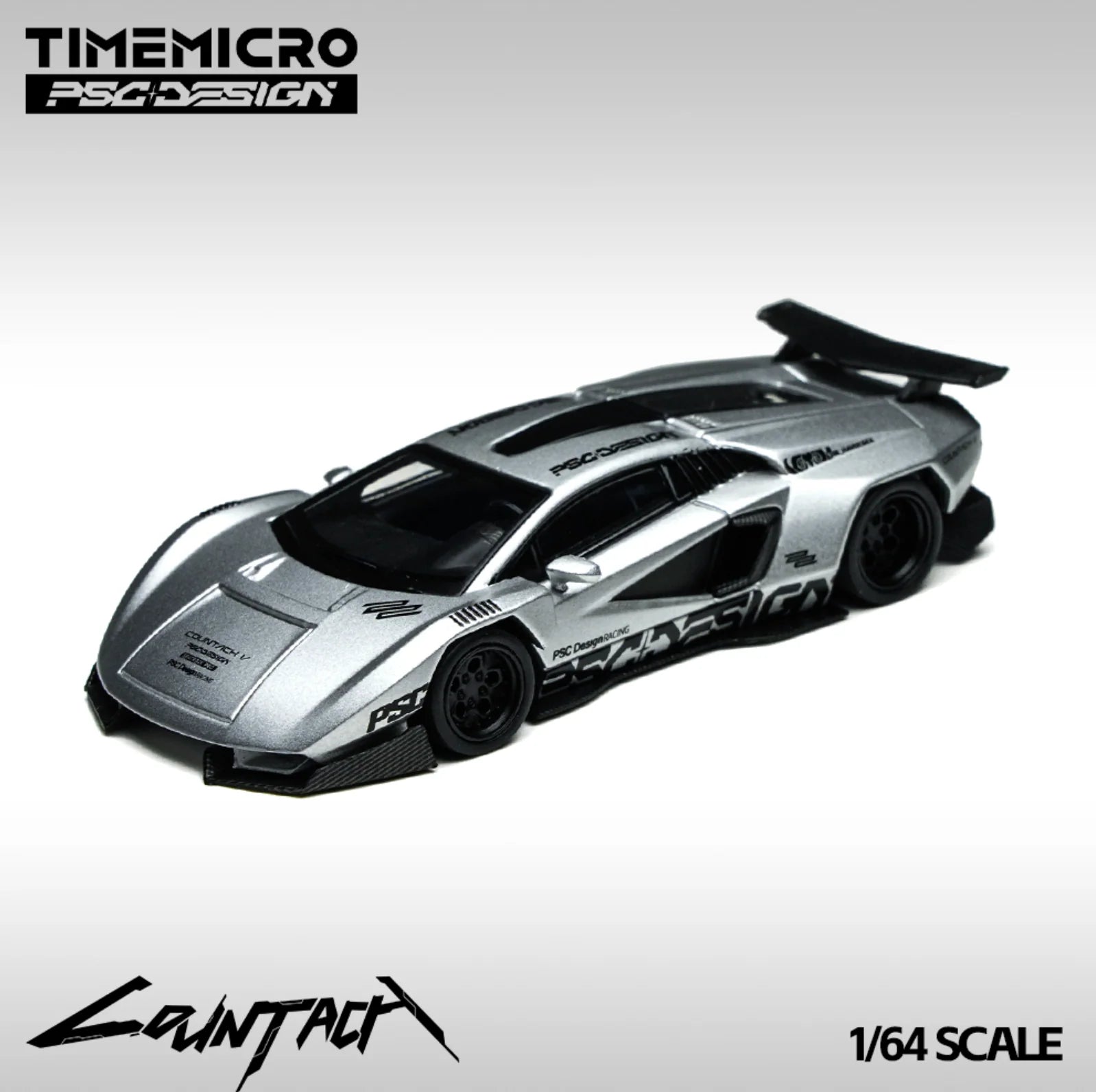 Time Micro x PSC DESIGN 1:64-Lamborghini Countach “V” TM647704