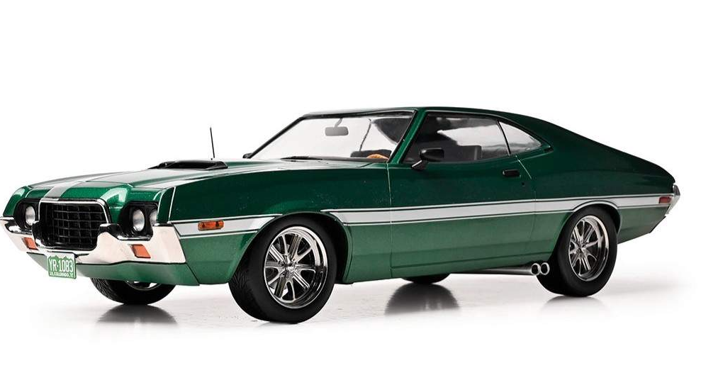 1972 Ford Gran Torino Sport 2-Door Custom in Metallic Green