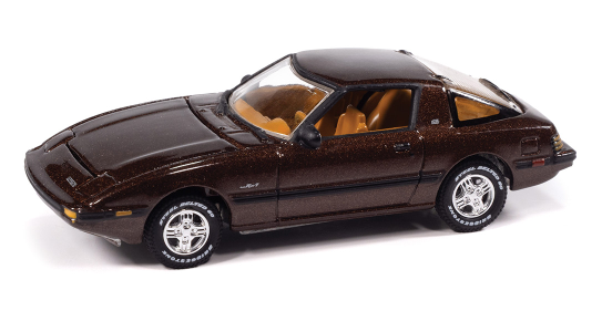 Johnny Lightning-1983 Mazda RX-7 (Havanna Brown Metallic) JLCG034A-6