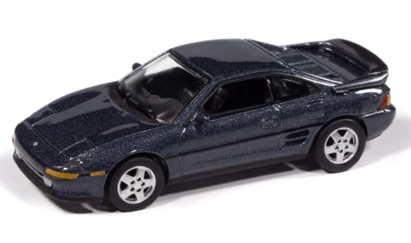Johnny Lightning- 1991 Toyota MR2 (Bluish Grey Argentum Poly) JLCG034B-4