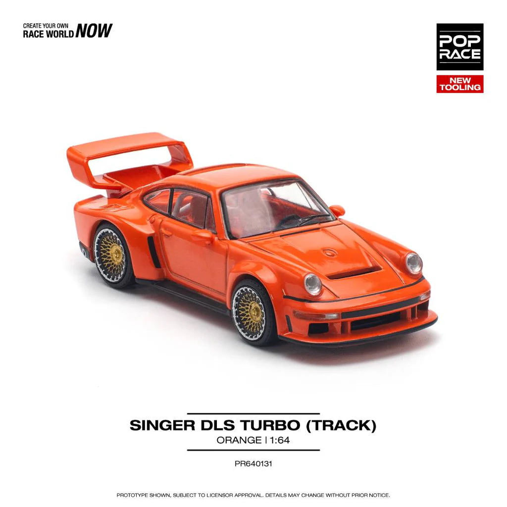 POPRACE 1/64 - Singer DLS Turbo (Track) - Orange - PR640131