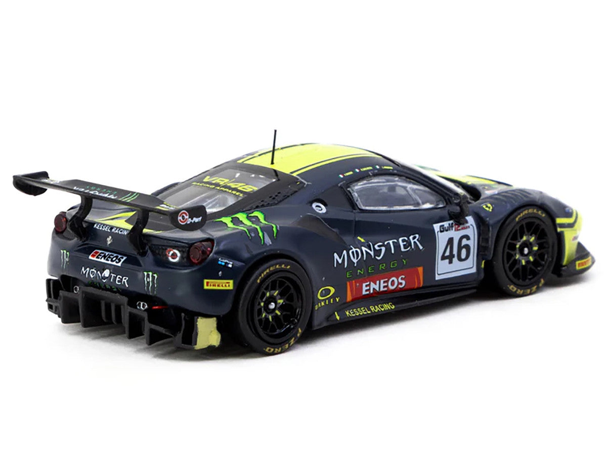 Tarmac Works 1:64-Ferrari 488 GT3 Gulf 12 Hours 2019 V. Rossi / A. Salucci / L. Marini T64-072-19GUF46