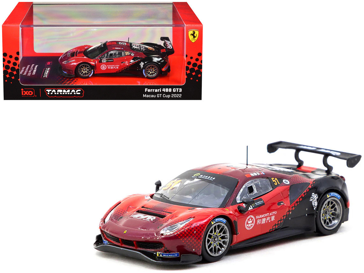Tarmac Works 1:64-Ferrari 488 GT3 Macau GT Cup 2022 (T64-072