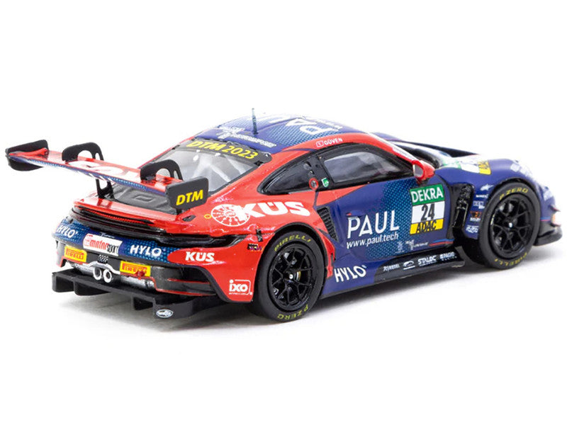 Tarmac Works 1:64-Porsche 911 GT3 R DTM 2023 Ayhancan Güven T64-084-23DTM24