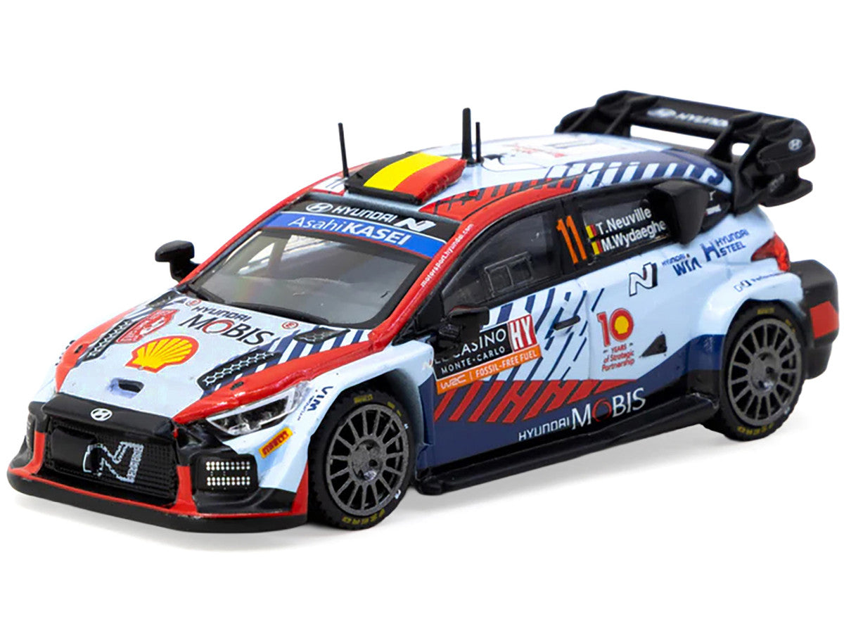 TARMAC WORKS HOBBY64 1/64-Hyundai i20 N Rally1 Hybrid Rally Sweden 2024 Winner Esapekka Lappi / Janne Ferm T64-089-24RS04