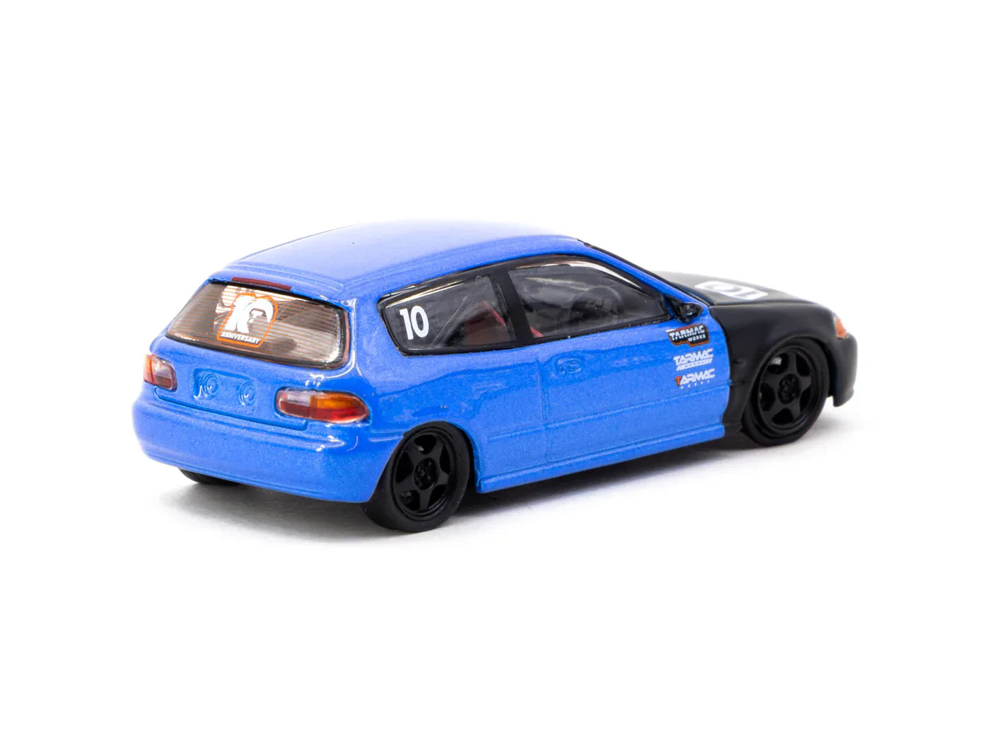 TARMAC WORKS 1/64- Honda Civic EG6 Tarmac Works 10th Anniversary T64-TL001-10TH