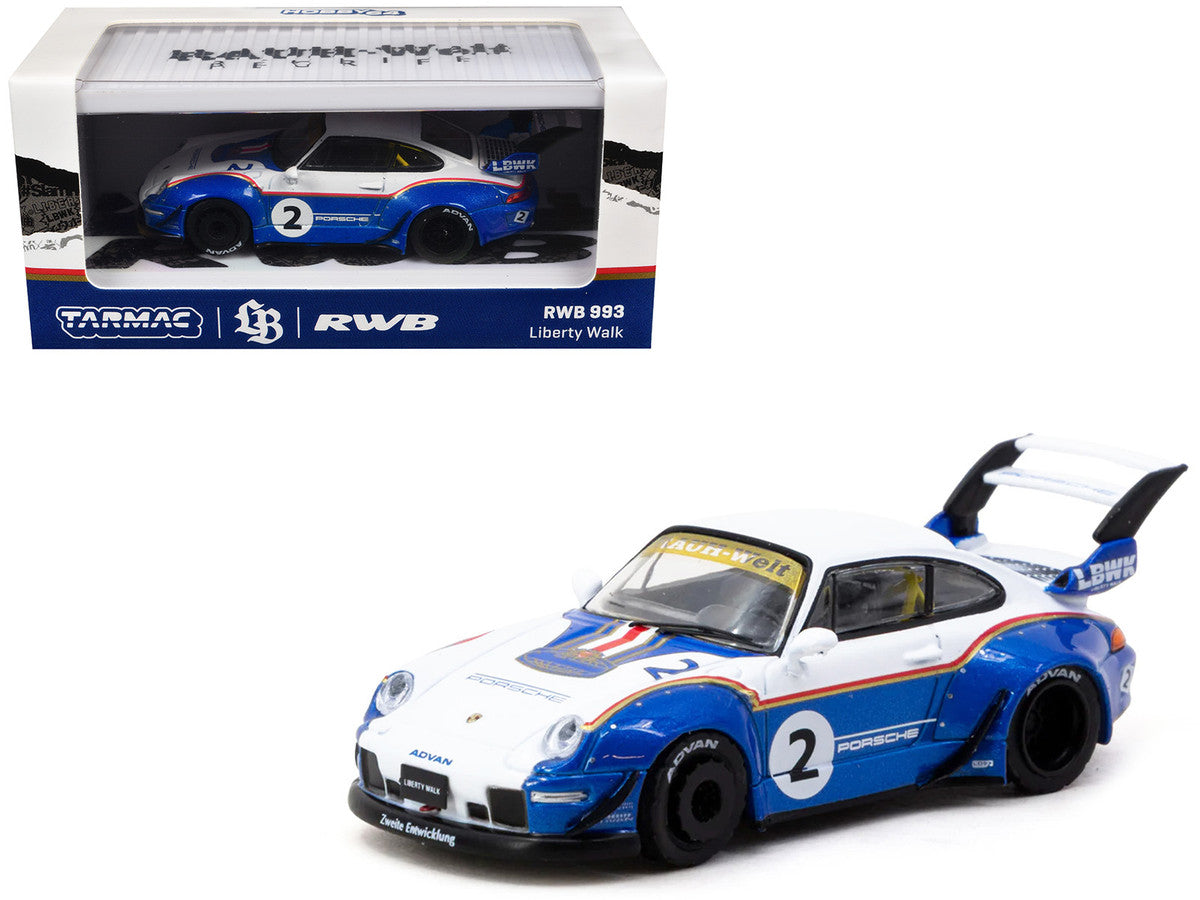 Tarmac Works Hobby64 1:64 RWB 993 Liberty Walk with Container – T64-TL017-LBWK2