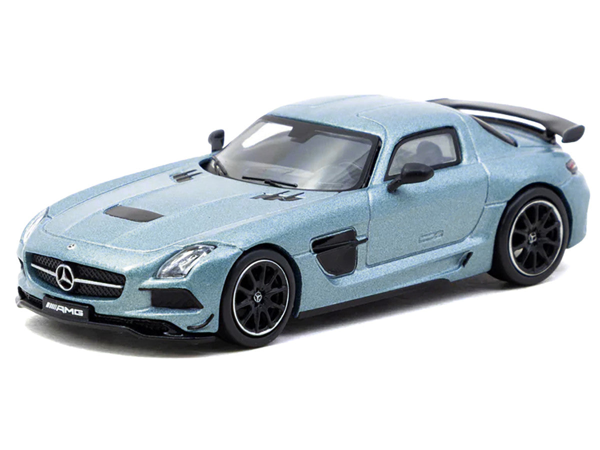 Tarmac Works 1:64, Mercedes-Benz SLS AMG Coupé Black Series Matte Blue T64G-027-MB