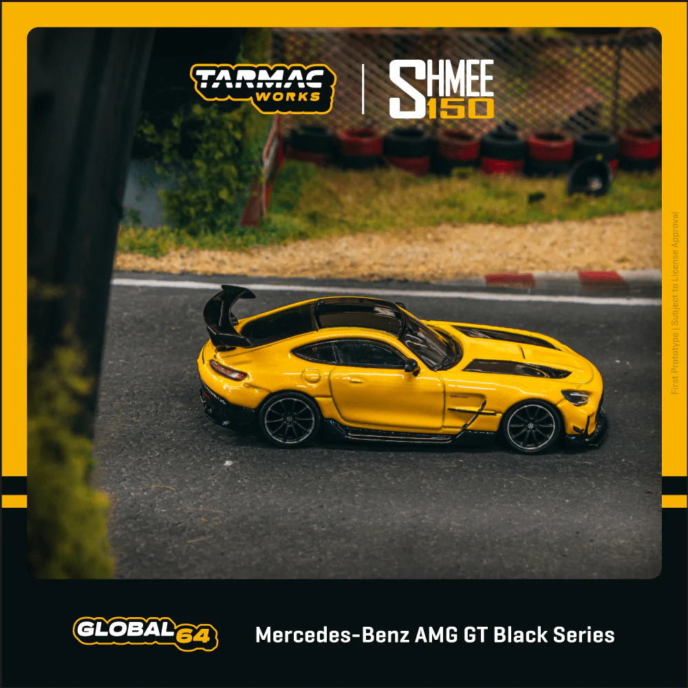 (PRE-ORDER 2025) **LIMIT 2 PER CUSTOMER**, Tarmac Works 1:64, Mercedes-Benz AMG GT Black Series SHMEE150 T64G-042-SHMEE