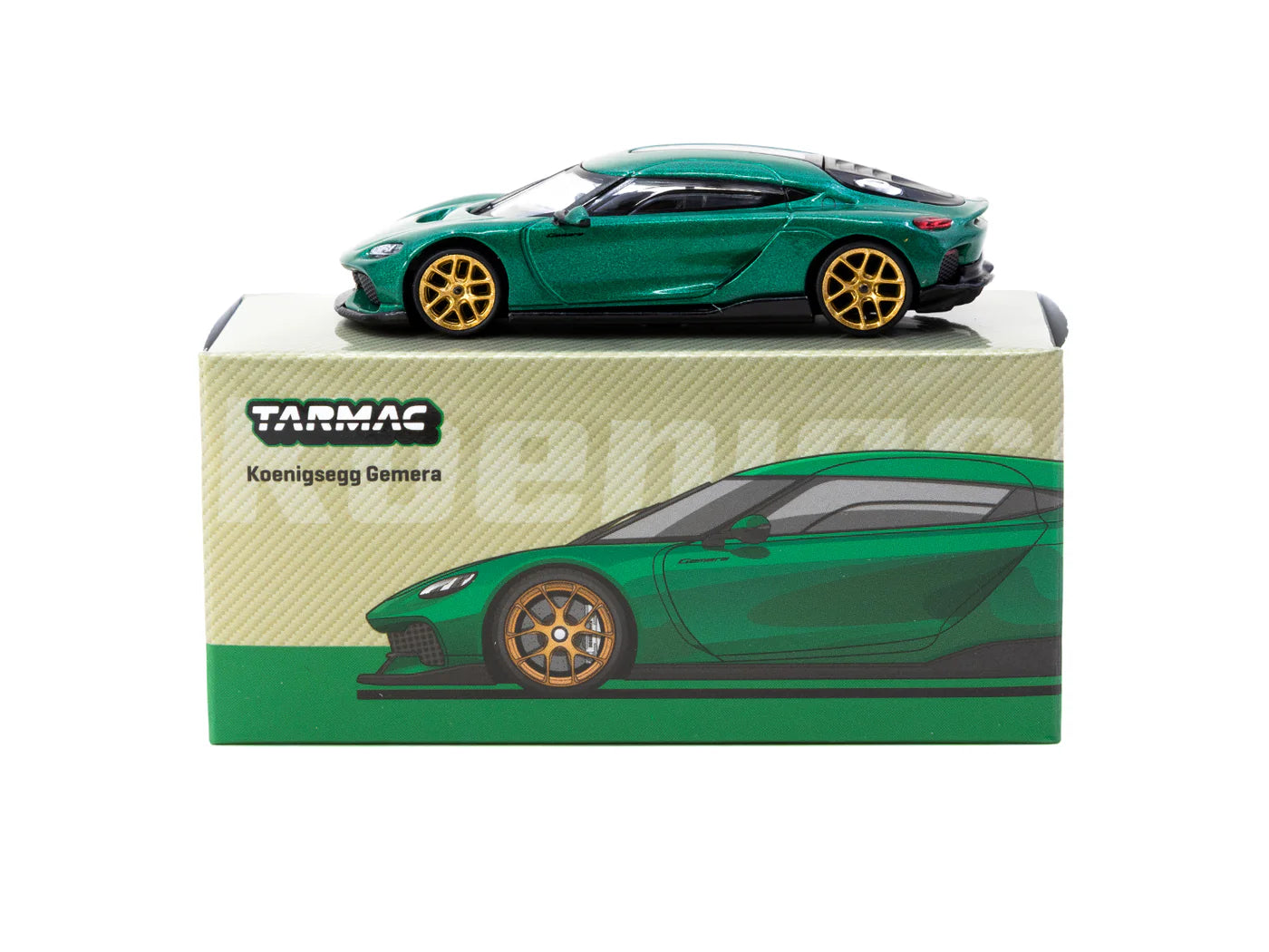 TARMAC WORKS GLOBAL64 1/64-Koenigsegg Gemera Green T64G-TL053-GR