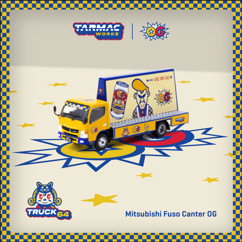 (PRE-ORDER 2025) Tarmac Works 1:64, Mitsubishi Fuso Canter OG