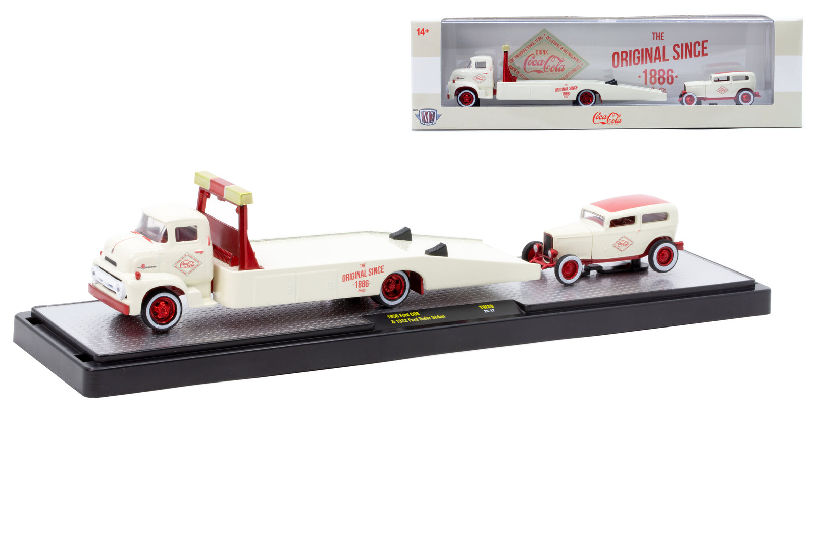オ*ー様 ヴィンテージ LLEDO社イギリス製 Coca-Cola ミニカー 6 Chase Cars-Coca-Cola 1956 Ford COE & 1932 Ford Tudor Sedan – Nice