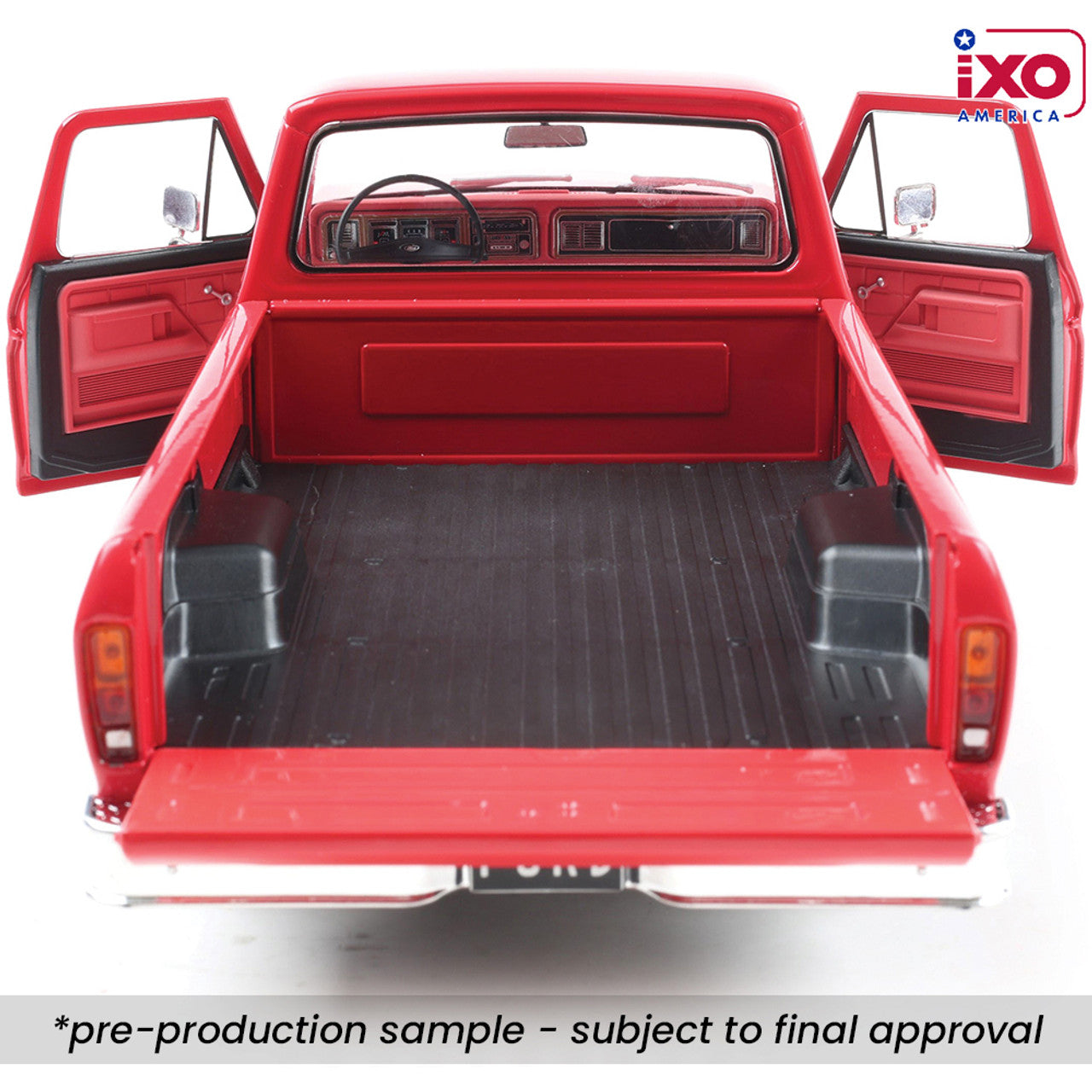 (PRE-0RDER 2025) 1974 Ford F-100 - Candy Apple Red (1:18)