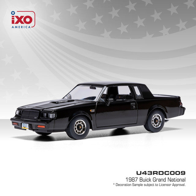 (PRE-0RDER 2025) 1987 Buick Grand National - Black (1:43)
