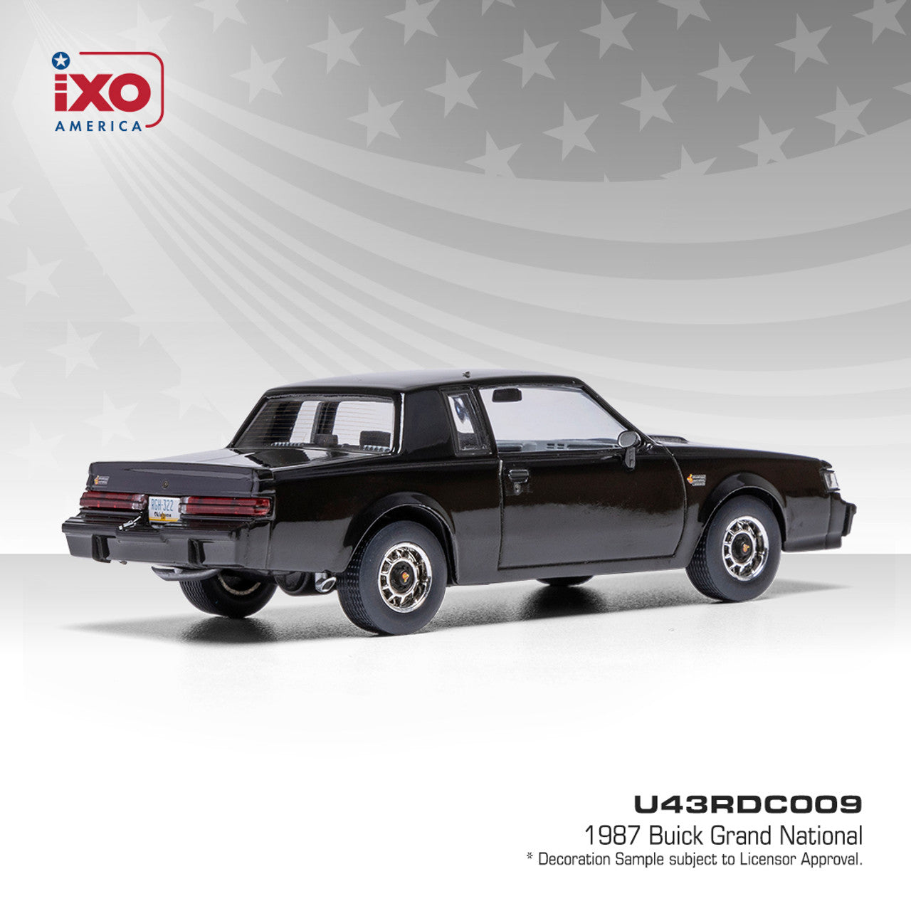 (PRE-0RDER 2025) 1987 Buick Grand National - Black (1:43)