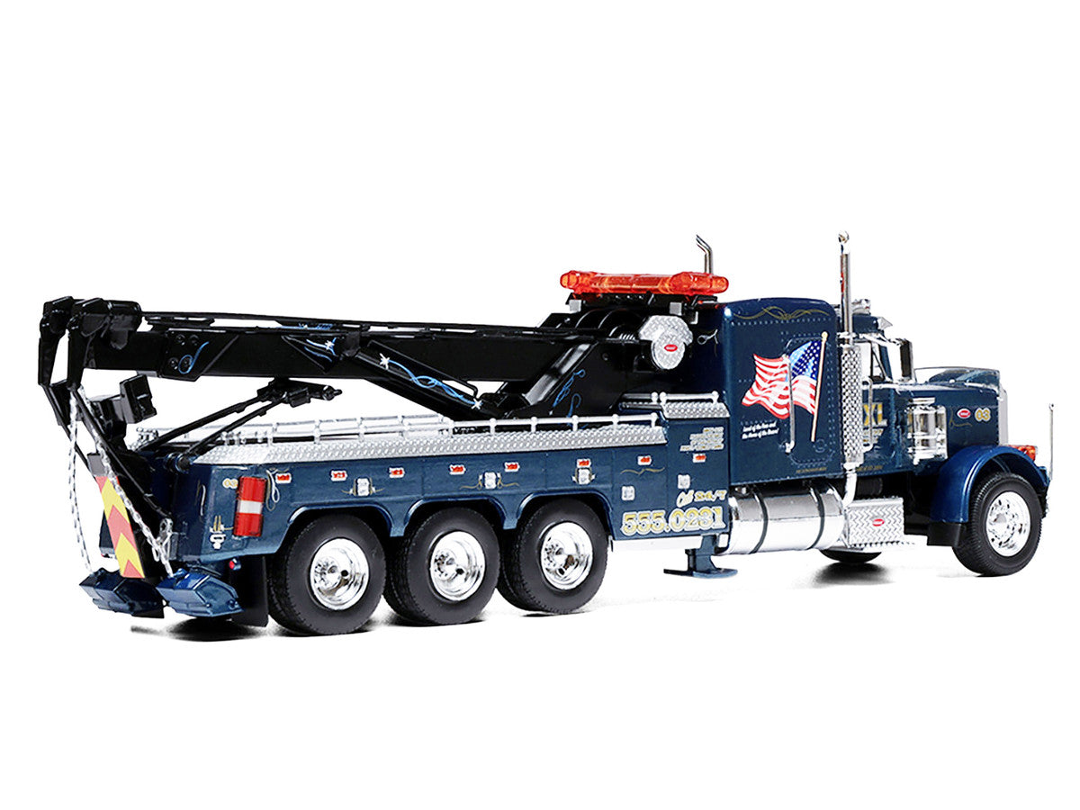 1980 Peterbilt 359 Wrecker - Blue w/ Eagle (1:43) U43TTR001