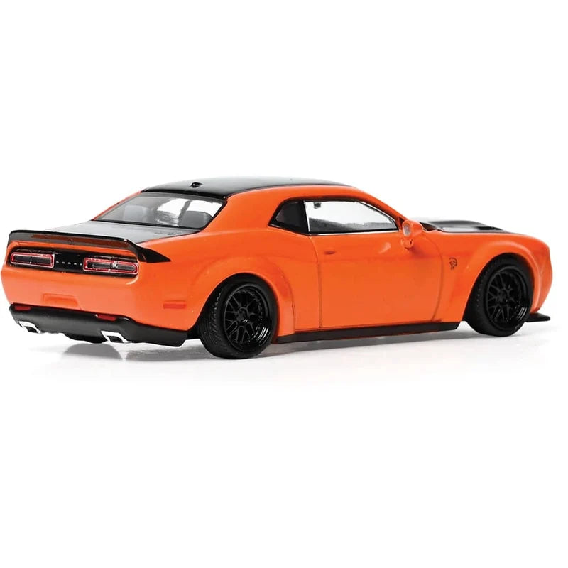 IXO America 1:64 2019 Dodge Challenger SRT Hellcat – Go Mango – U64RDC001