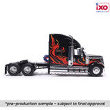 2010 International Lonestar - Black with flames (1:64)