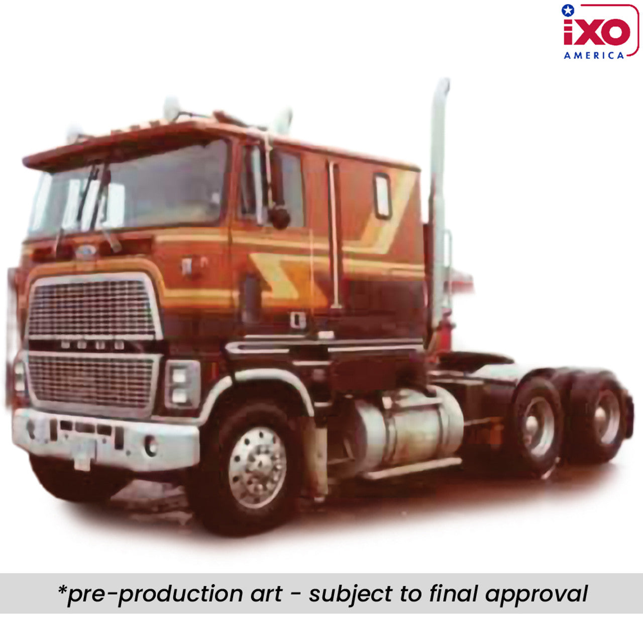 Ford COE 9000 - Brown and Tan (1:64)
