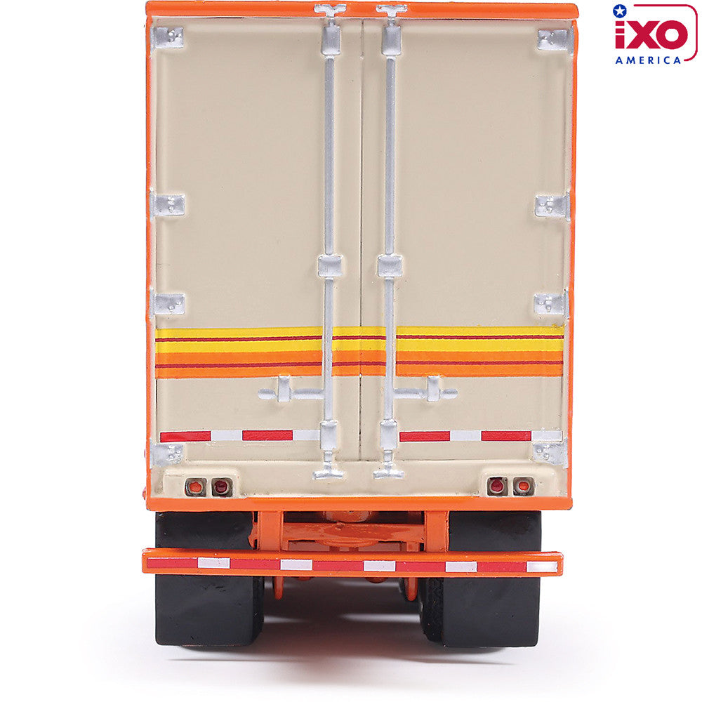 (PRE-0RDER 2026) 1973 Peterbilt 359 w/Trailer - (Orange/Cream)