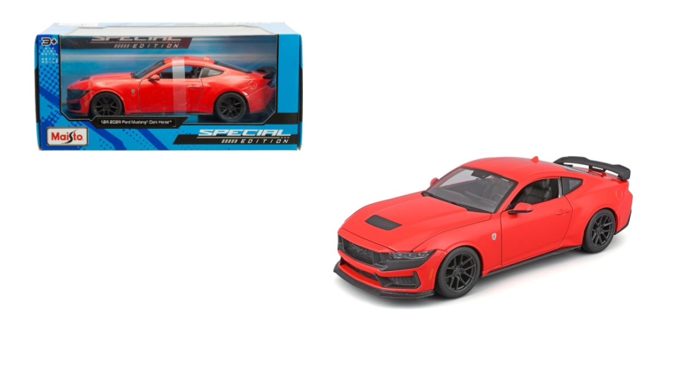 Maisto 1:24 Ford Mustang Dark Horse 2024 – Rouge – Special Edition – 32925RD