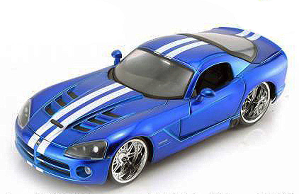 2008 Dodge Viper SRT10, Blue-(Échelle-Scale 1:24)