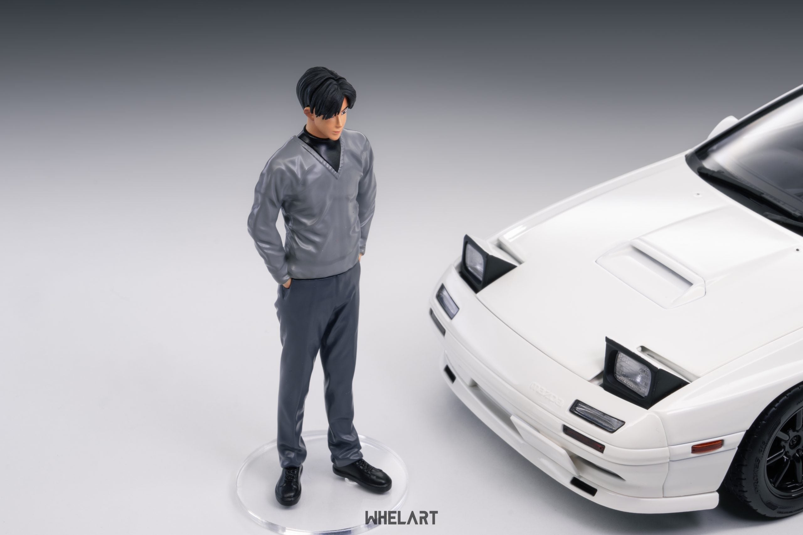 "Initial D" 30th Anniversary Edition Mazda FC3S with Figure