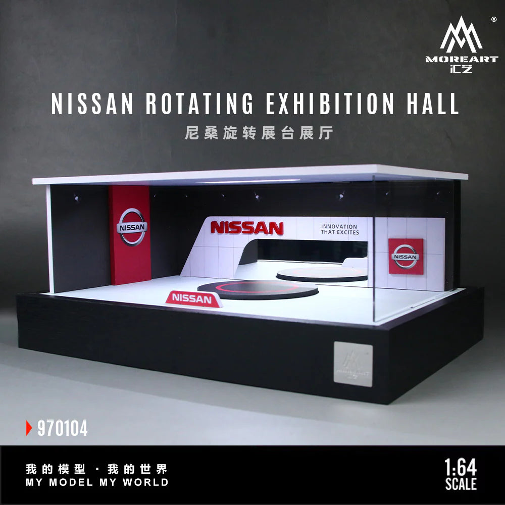 MoreArt Nissan Rotating Exhibition Hall 1:64 MO970104