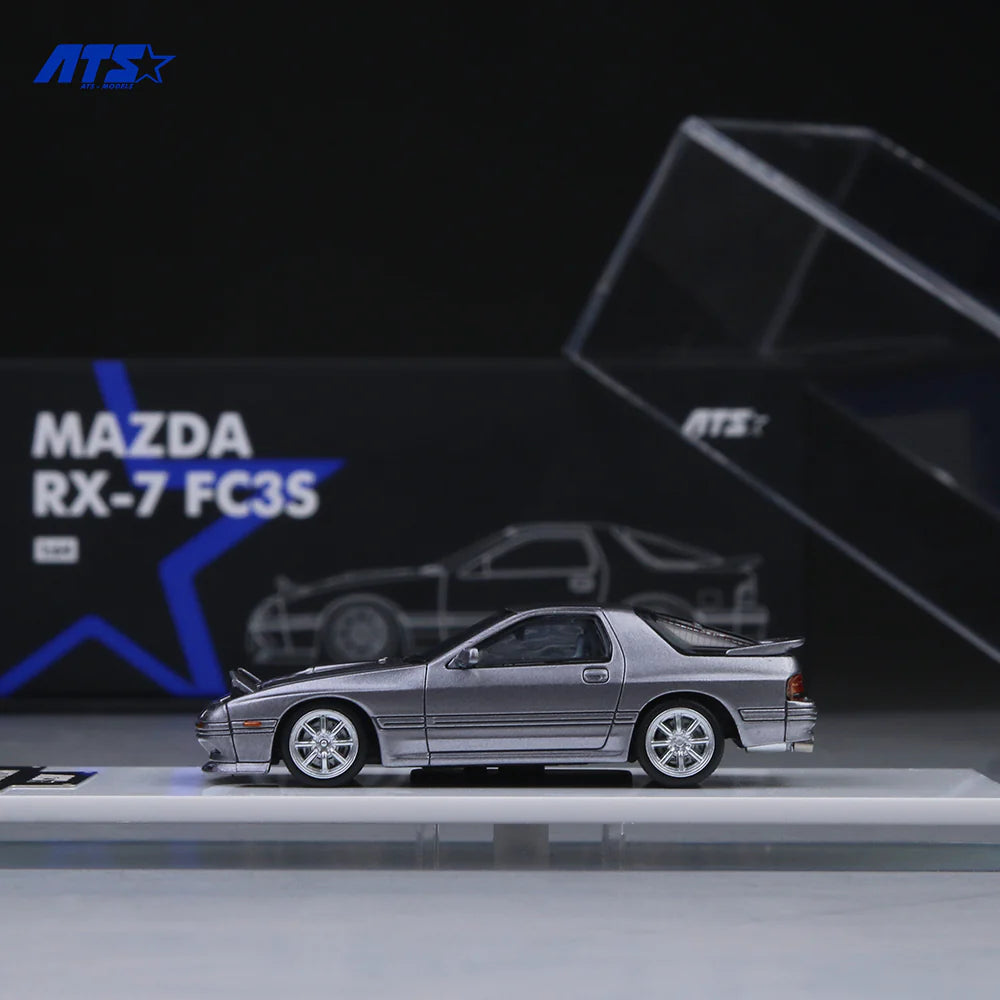 ATS MODELS 1/64- Mazda RX7-FC3S, Silver - ATS880203