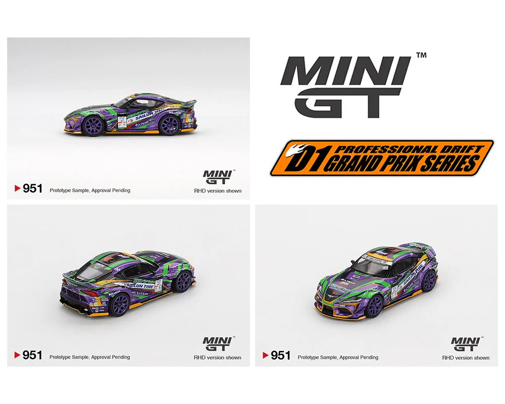 Japan Exclusive Toyota GR Supra KUHL 2021 D1GP EVANGELION RACING 2021- Limited Edition
