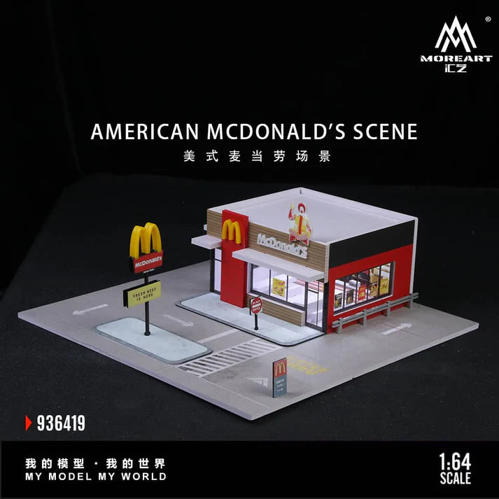 MoreArt Diorama 1:64-McDonald`s Theme (MO936419......RS1)