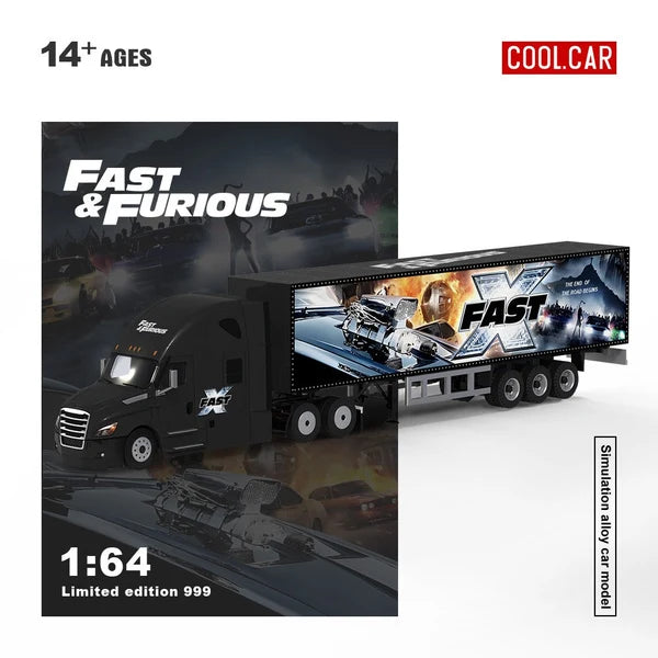 CoolCar 1/64 - Freightliner Fast & Furious Fast X Special Transport Truck CC800115