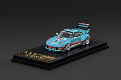 Ignition Model 1:64 RWB Porsche 993 Vaillant – Vert – CDX Exclusive – Boîte Acrylique IG4142