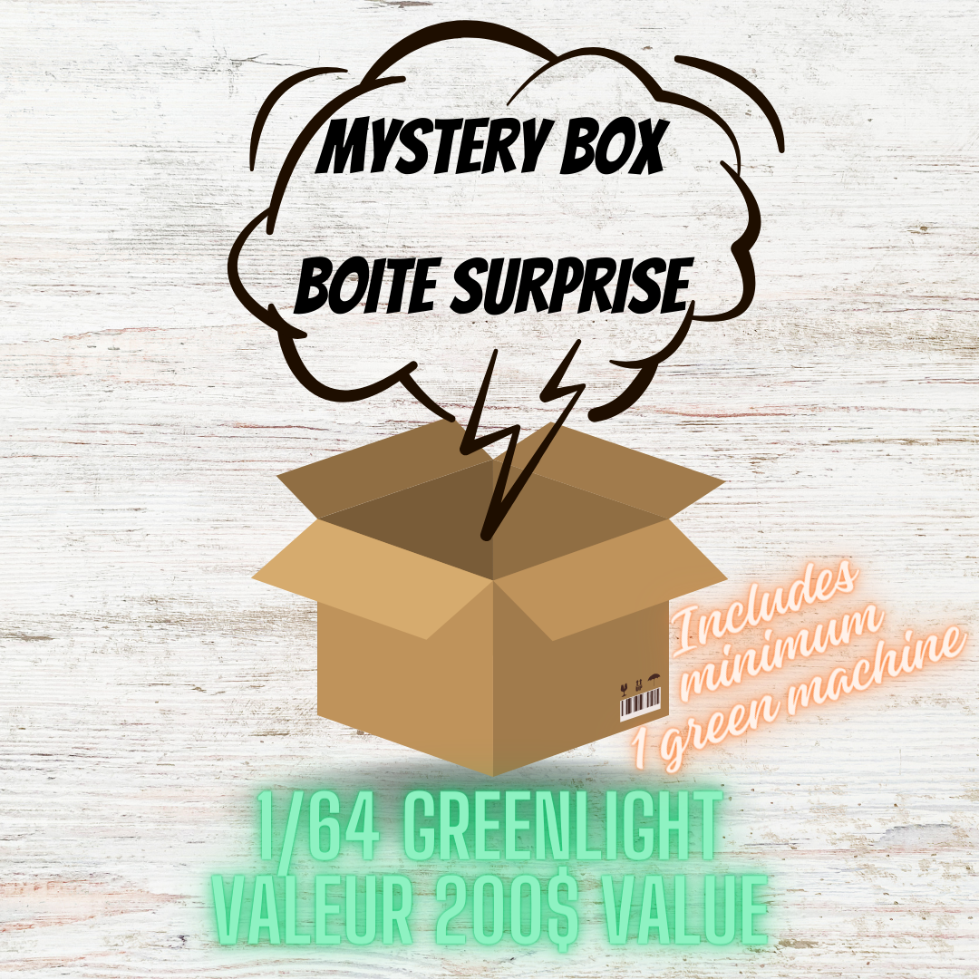 Boite mystère / Mystery box 1/64 Greenlight (Valeur 200$ value)