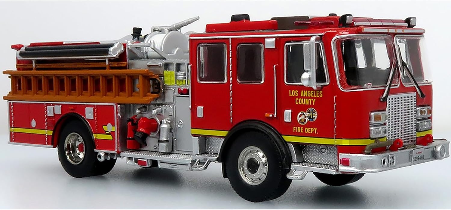 KME Predator Fire Engine Los Angeles County Fire Department 1:64 (Fire Truck) (Limitée 750 mrc)