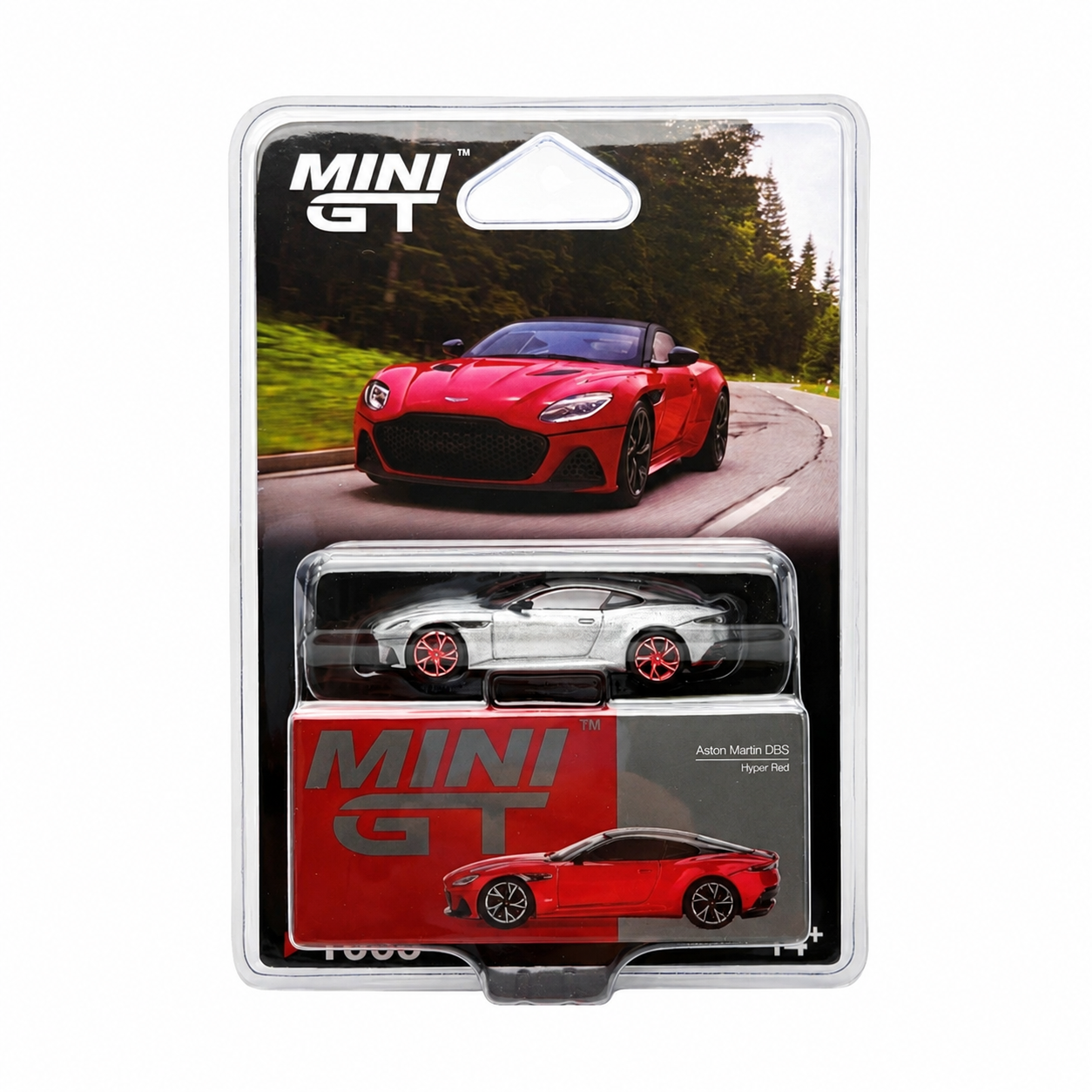 CHASE CAR Mini GT Aston Martin DBS – Hyper Red (MGT01065-BLC-CHASE)