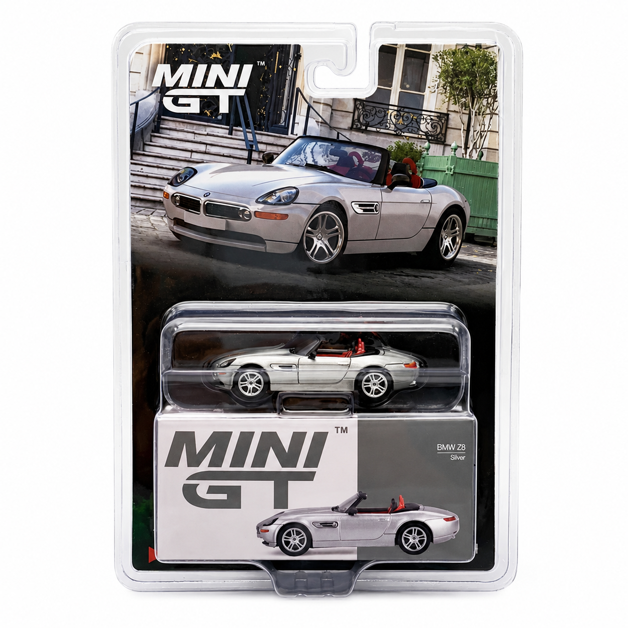 CHASE CAR Mini GT BMW Z8 – Silver (MGT00998-BLC-CHASE)