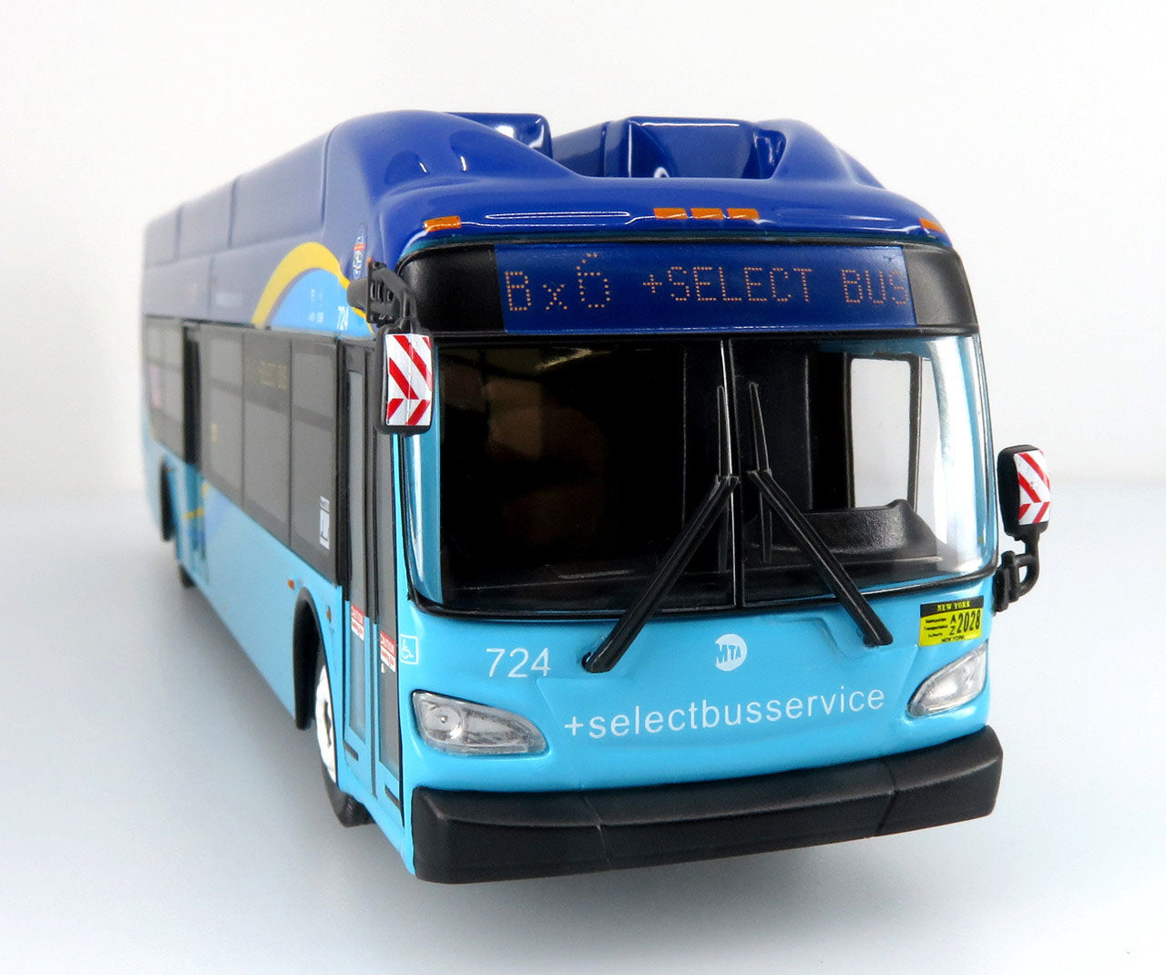 New Flyer Xcelsior XN40 Transit Bus MTA NYC Transit Select Bus (1/64 Scale)