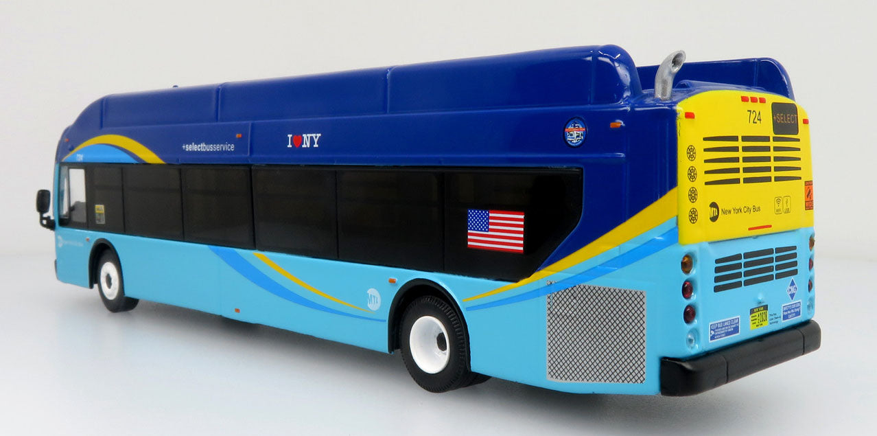 New Flyer Xcelsior XN40 Transit Bus MTA NYC Transit Select Bus (1/64 Scale)