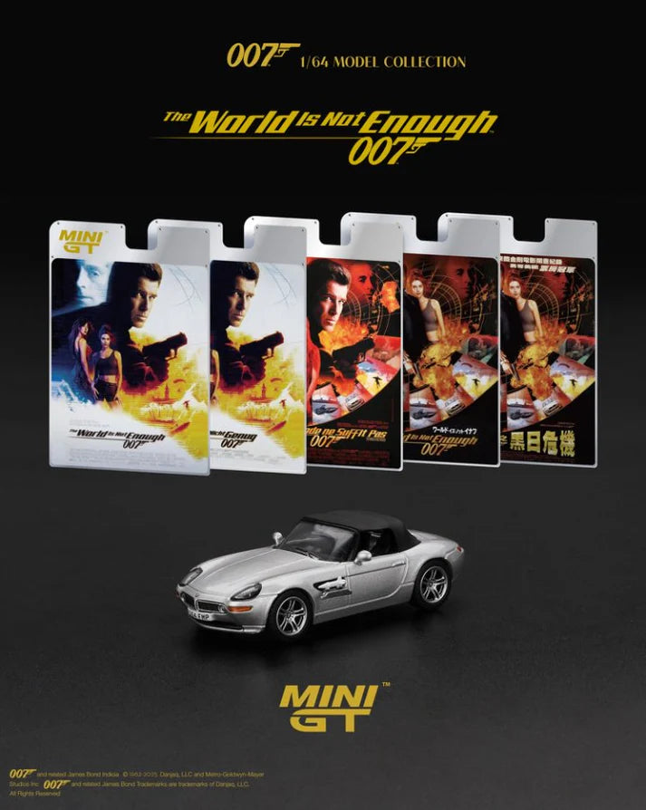 PRE-ORDER 2025) Mini GT- BMW Z8 “The World Is Not Enough