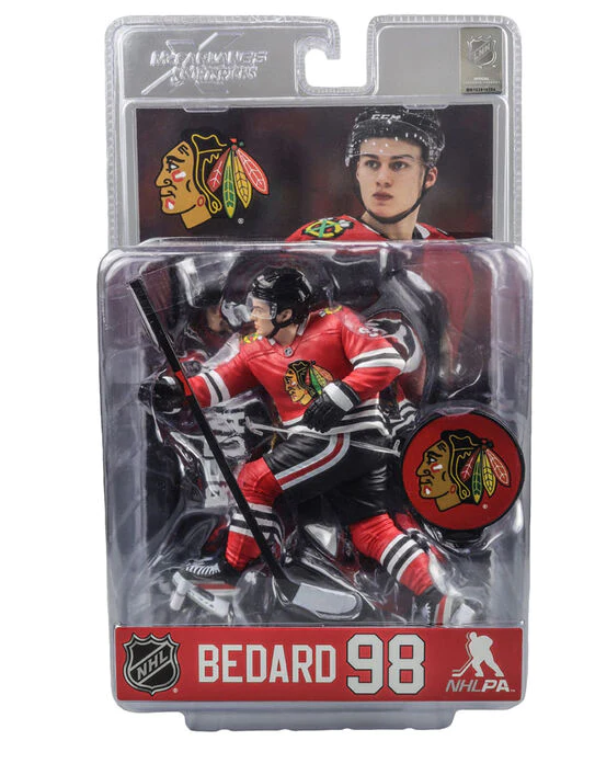 CONNOR BEDARD (CHICAGO BLACKHAWKS) NHL 7IN POSED FIGURE MCFARLANE&