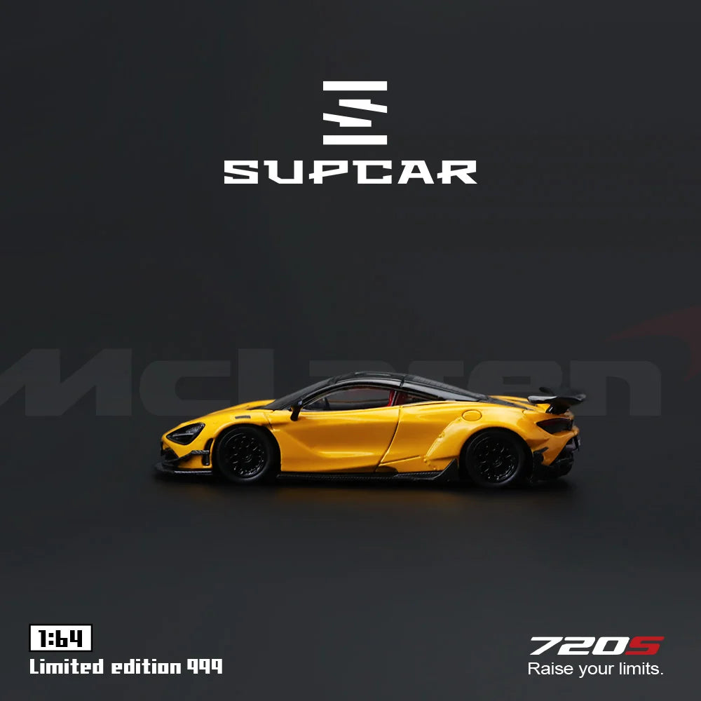 McLaren 720S Jaune Volcano – SUPCAR 1:64 SC64046