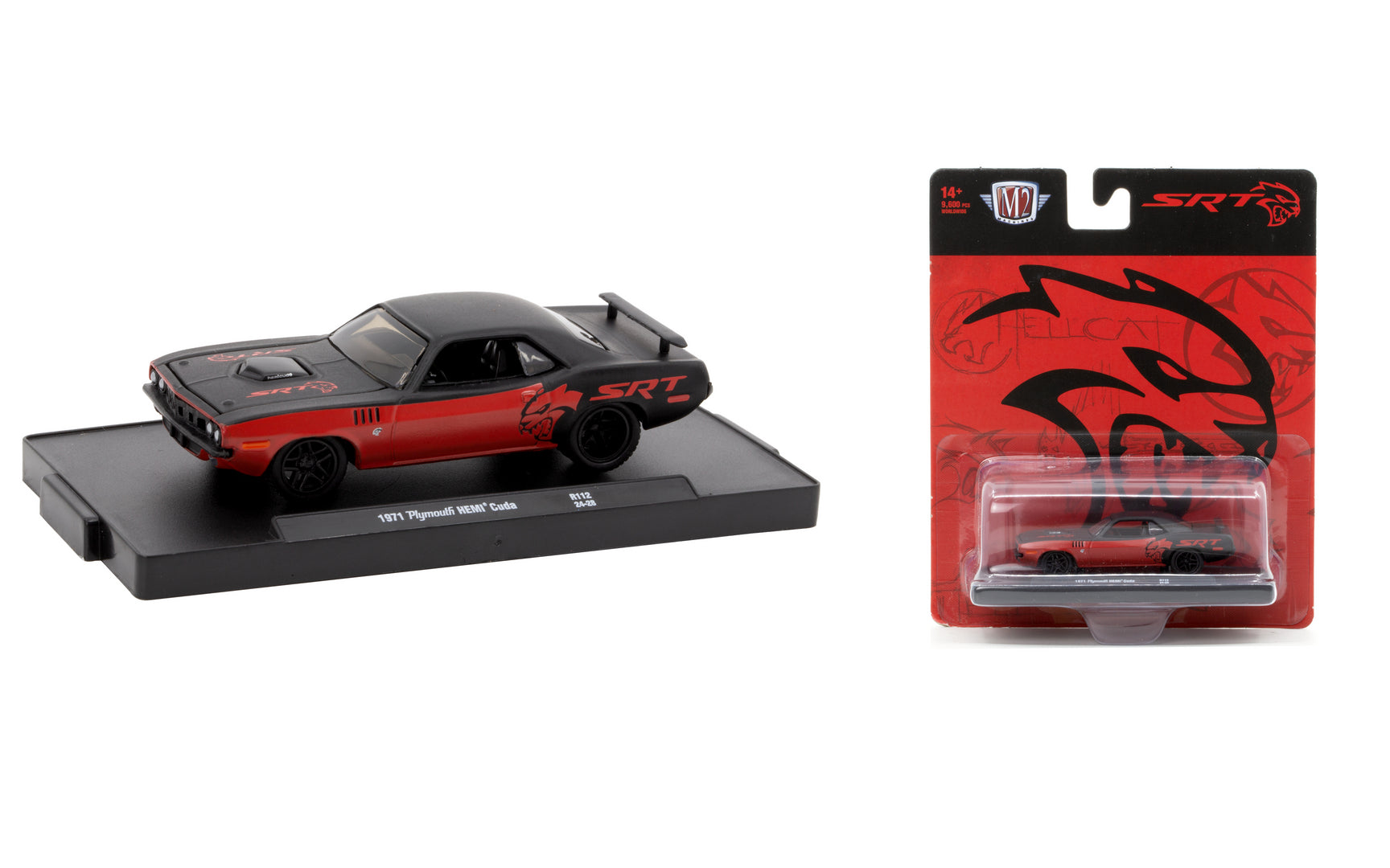 1971 Plymouth HEMI Cuda – SRT Packaging – M2 Machines Auto-Drivers Release 112 (11228-112-C)