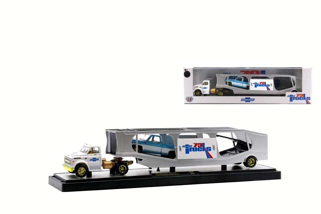 1967 Chevrolet C60 Truck & 1973 Chevrolet Cheyenne 10 (36000-49A) - M2 Machines Auto-Haulers Release 49
