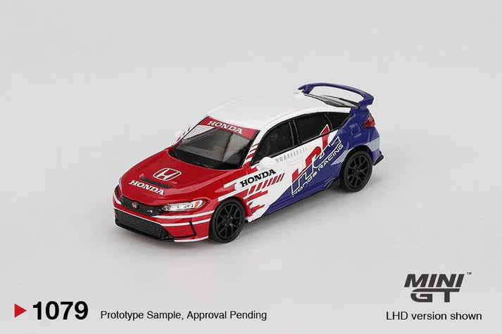 MINI GT- Honda Civic TYPE R 2024 Pace Car HRC (MGT01079-BL)